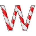 Candy Cane Alpha - w