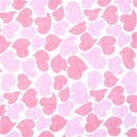 multi pink hearts paper