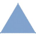 blue triangle stamp