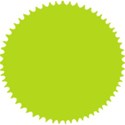 green round stamp