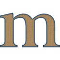 lowercase m