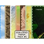 Scalloped Paper Pack #1