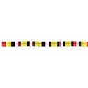 pleated striped ribbon