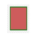 frame white green holey