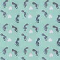 boy teal feet background