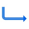blue small arrow