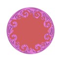 pink ornament frame