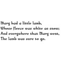 Maryrhyme