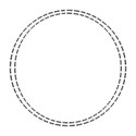 double stitched frame