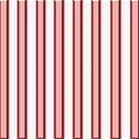 Red metal and white Stripes
