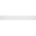 overlay thin scallop white