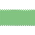 divider strip scallop green