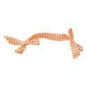 dual bow check orange