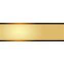 Thin gold banner