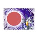 snowflake purple card