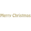 snowflake oval Merry christ gold