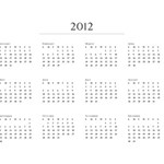 2012 Calendar