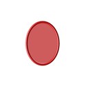 Oval Red Frame
