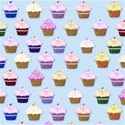 light blue cupcake background paper