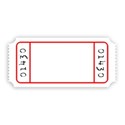 white ticket numbered DS