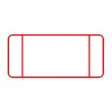 white ticket blank