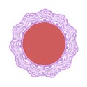 lilac icing frame