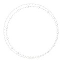 stitched diamond circle