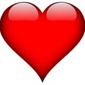hearts scattered