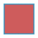 purple polka dot frame - circle