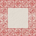 Red white borderlayering  pattern