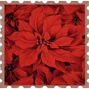 poinsettia stamp