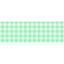 green gingham boarder
