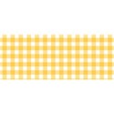 orange gingham boarder