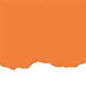 tangerine torn paper