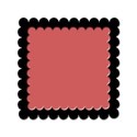 sq scallop black