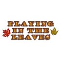 playing in the leaves