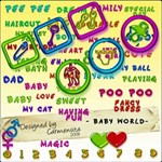 Carmensita Kit XV - BABY WORDART Carmensita Kit XV - BABY WORDART
