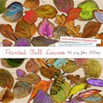 Painted Fall Leaves