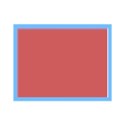 rectangle blue frame