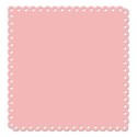 scalloped matte