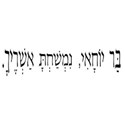 Bar Yochai b a